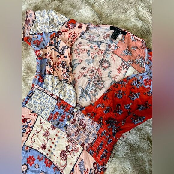 Forever 21 Patchwork Mini Dress - Picture 3 of 6